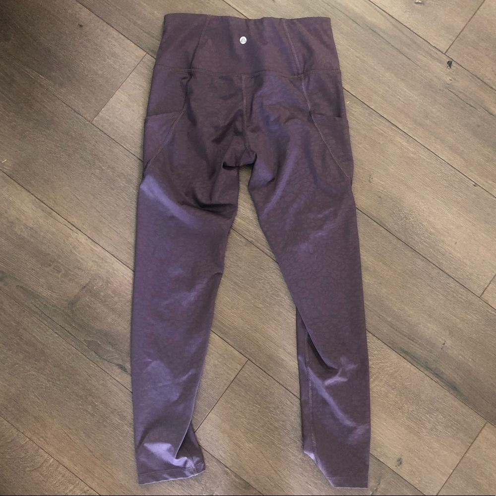 APANA leopard print purple leggings Sz. XS - Picture 6 of 6